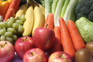 nutrition - fruits and vegetables