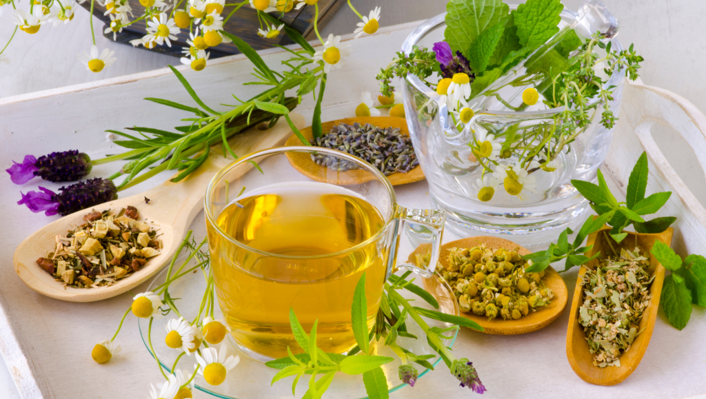 Herbal medicines with herbal tea